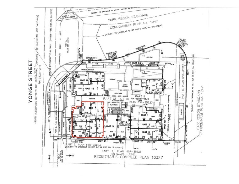 7191 Yonge St, Markham, ON à louer - Plan de site – Image 2 sur 12