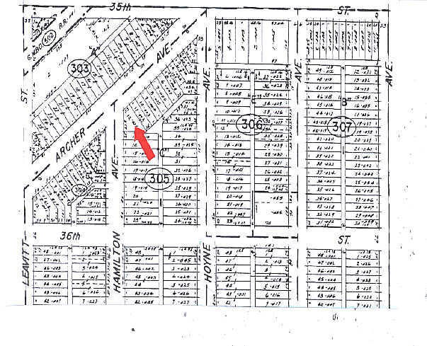 3539-3543 S Archer Ave, Chicago, IL à vendre - Plan cadastral – Image 2 sur 6