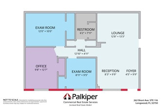 282 Short Ave, Longwood, FL à louer Plan d’étage– Image 1 sur 3