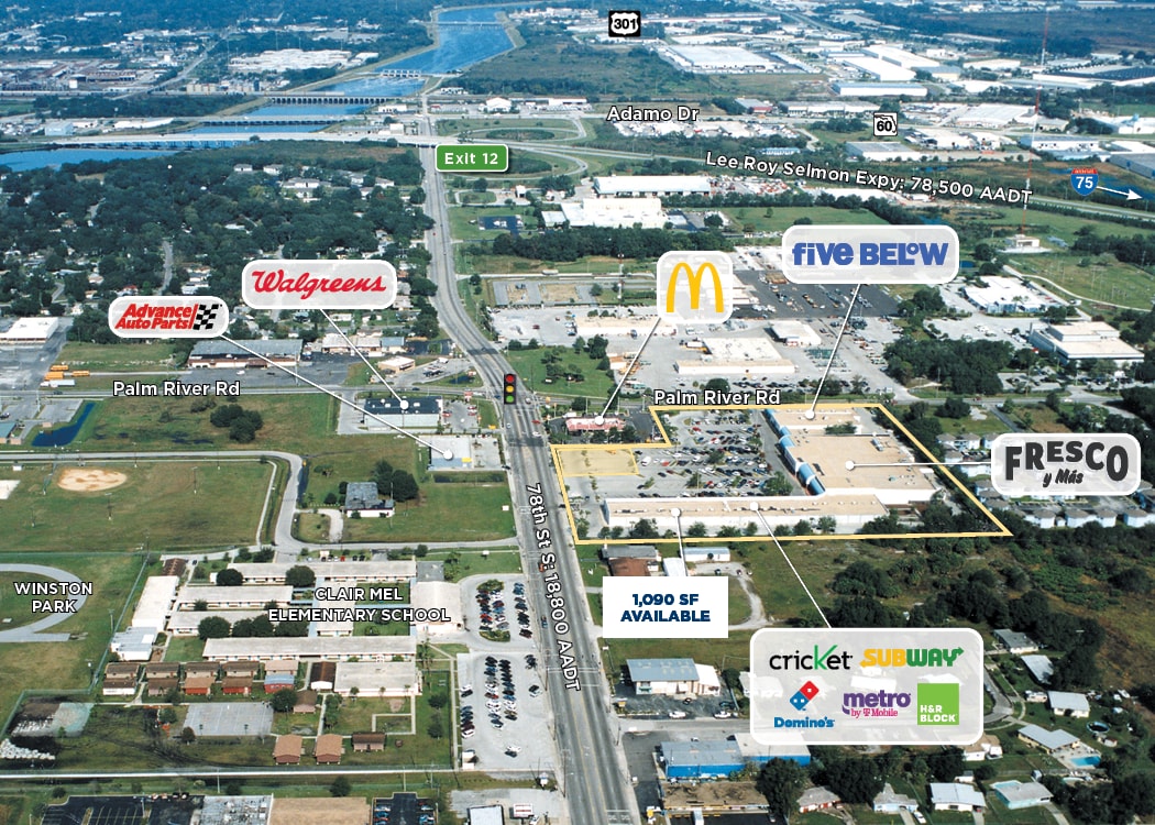 7819 Palm River Rd, Tampa, FL à louer Photo de l’immeuble– Image 1 sur 1