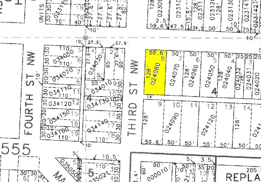 20 3rd St SW, Winter Haven, FL à louer - Plan cadastral – Image 2 sur 14