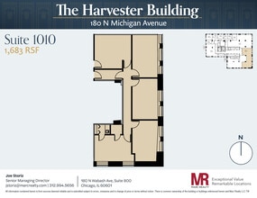 180 N Michigan Ave, Chicago, IL à louer Plan d’étage– Image 1 sur 1