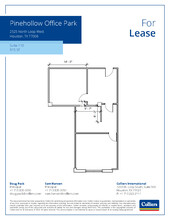 2525 N Loop Fwy W, Houston, TX à louer Plan d’étage– Image 1 sur 1