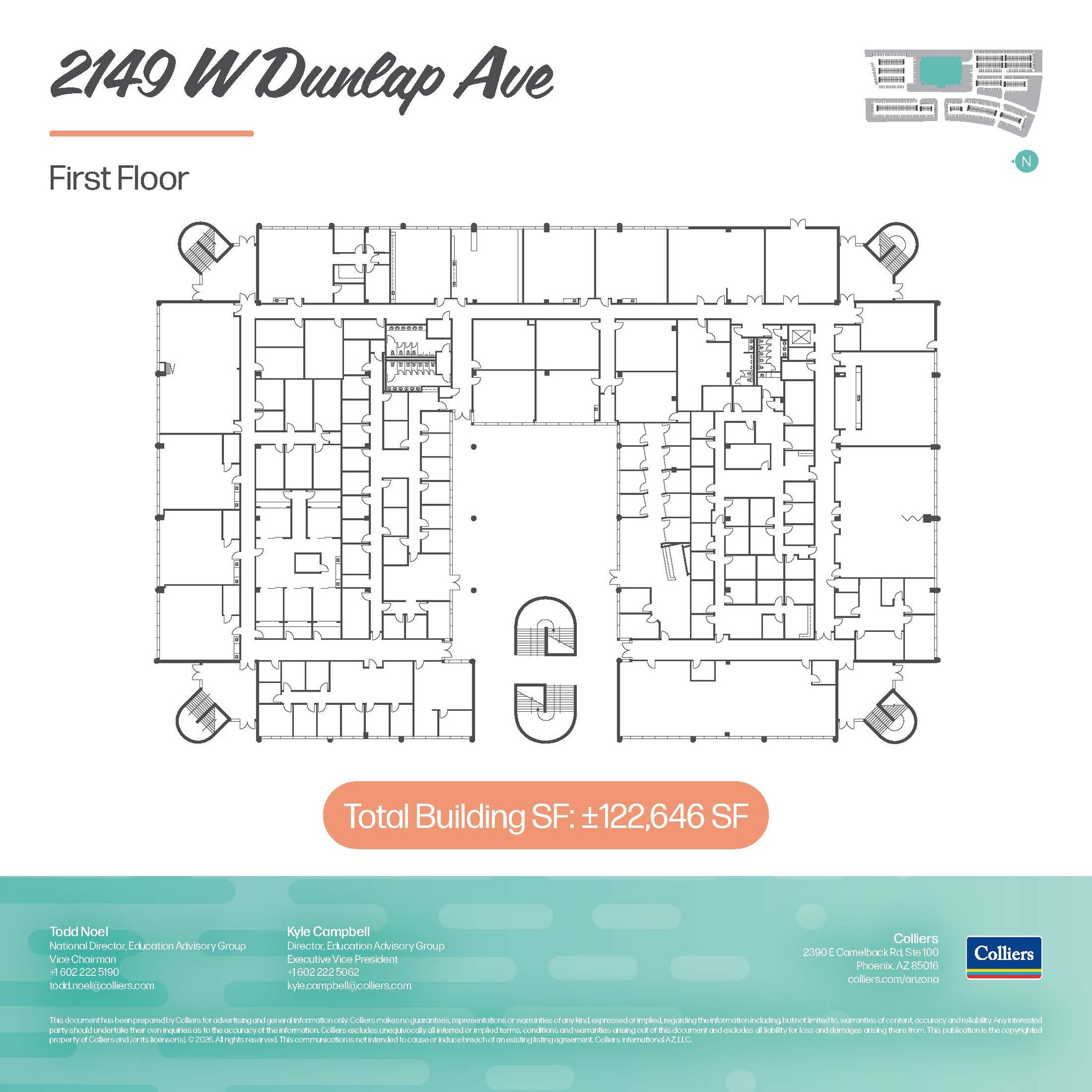 2149 W Dunlap Ave, Phoenix, AZ à louer Plan d’étage– Image 1 sur 2