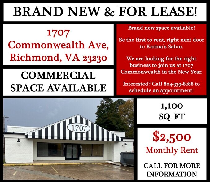 1707 Commonwealth Ave, Richmond, VA à louer - Photo de l’immeuble – Image 1 sur 7