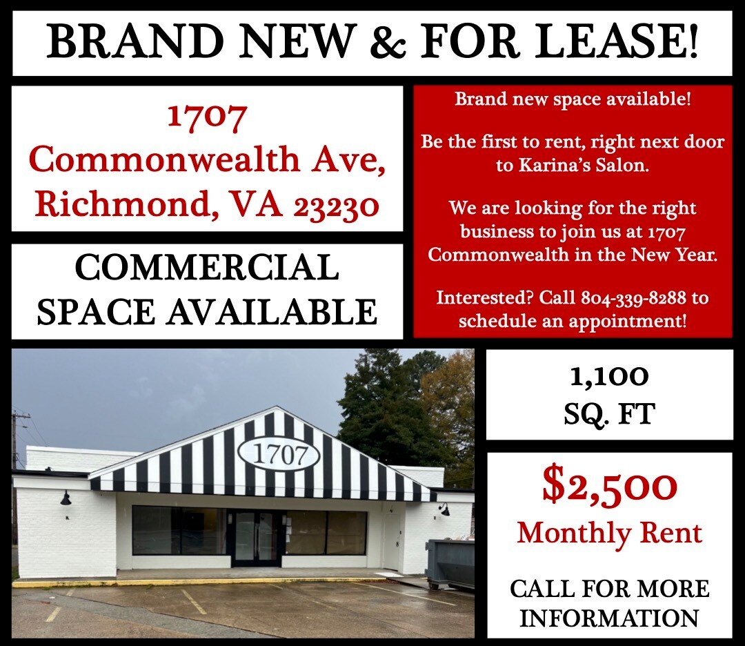 1707 Commonwealth Ave, Richmond, VA à louer Photo de l’immeuble– Image 1 sur 8