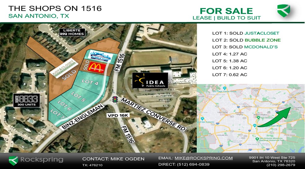 Binz-Engleman Rd & FM 1516, San Antonio, TX à vendre - Photo de l’immeuble – Image 3 sur 7