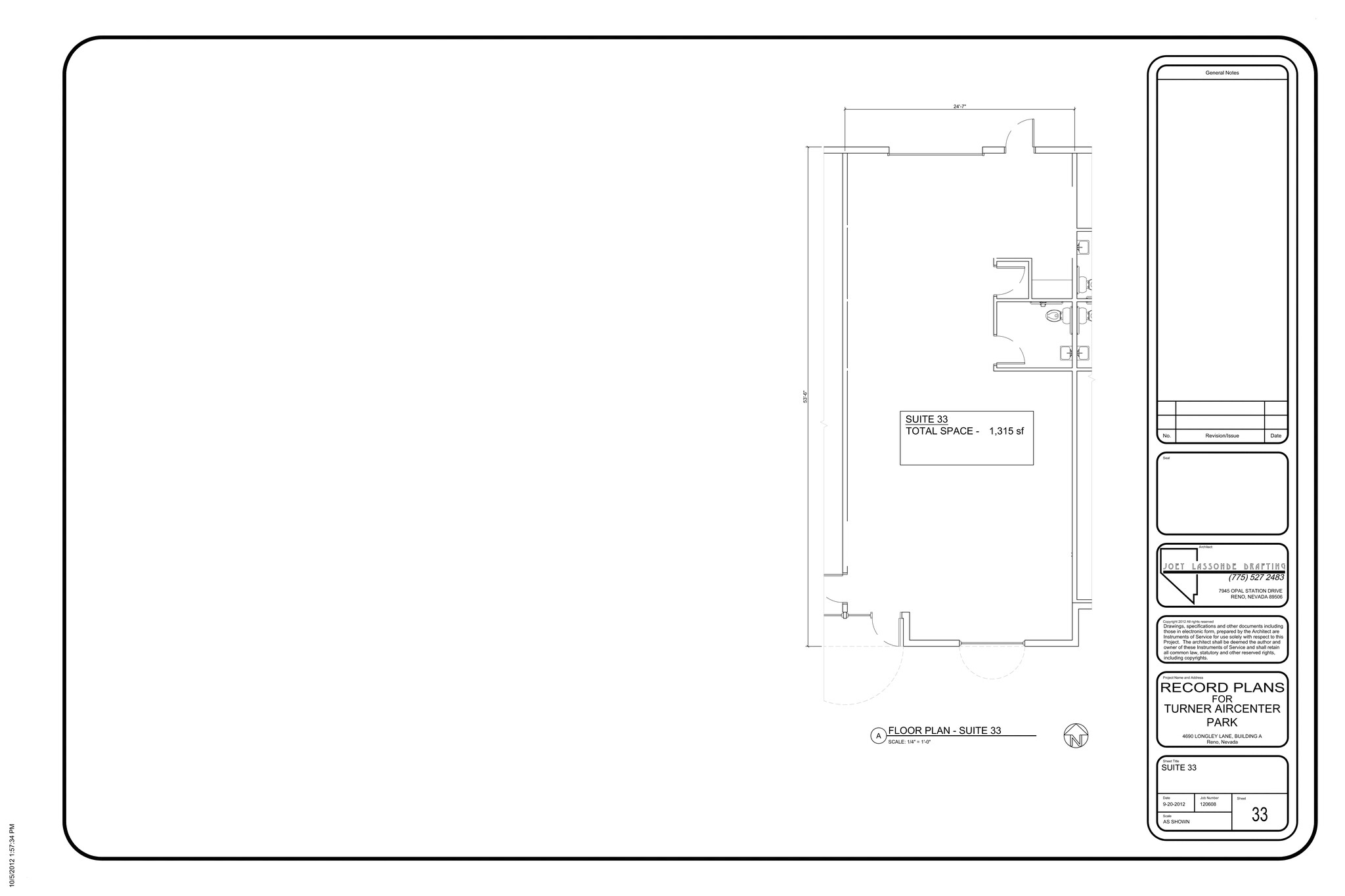4690 Longley Ln, Reno, NV à louer Plan de site– Image 1 sur 1