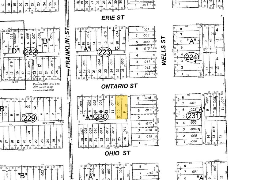 215 W Ontario St, Chicago, IL à louer - Plan cadastral – Image 3 sur 17