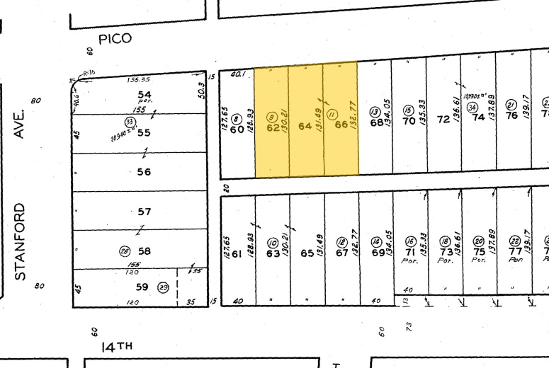 930 E Pico Blvd, Los Angeles, CA à louer - Plan cadastral – Image 2 sur 3