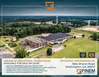 Plus de détails pour 1664 Sharon Rd, Washington, GA - Industriel/Logistique à louer