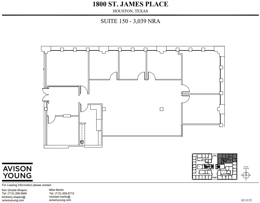 1800 St James Pl, Houston, TX à louer Plan d’étage– Image 1 sur 1