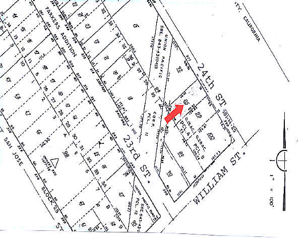 373 S 24th St, San Jose, CA à vendre - Plan cadastral – Image 2 sur 6