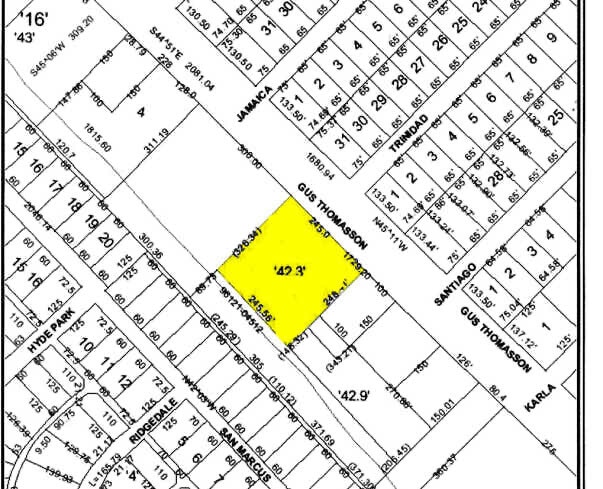 4725 Gus Thomasson Rd, Mesquite, TX à vendre - Plan cadastral – Image 2 sur 22