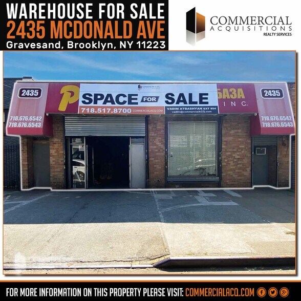 2435 McDonald Ave, Brooklyn, NY à vendre - Photo de l’immeuble – Image 1 sur 6