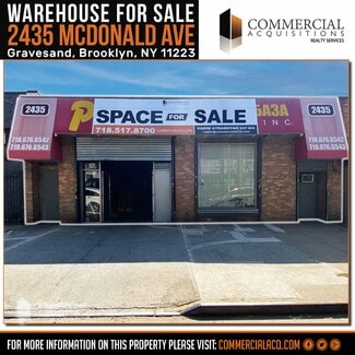 Plus de détails pour 2435 McDonald Ave, Brooklyn, NY - Industriel/Logistique à vendre