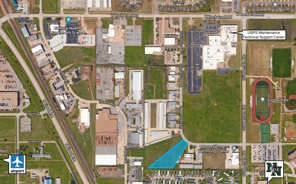 720 Research Park Blvd, Norman, OK à louer - Aérien – Image 3 sur 4