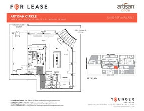 2973 W 7th St, Fort Worth, TX à louer Plan d’étage– Image 1 sur 1