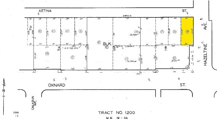 6023 Hazeltine Ave, Van Nuys, CA à louer - Plan cadastral – Image 3 sur 20