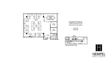 10050 Crosstown Cir, Eden Prairie, MN à louer Plan de site– Image 1 sur 1