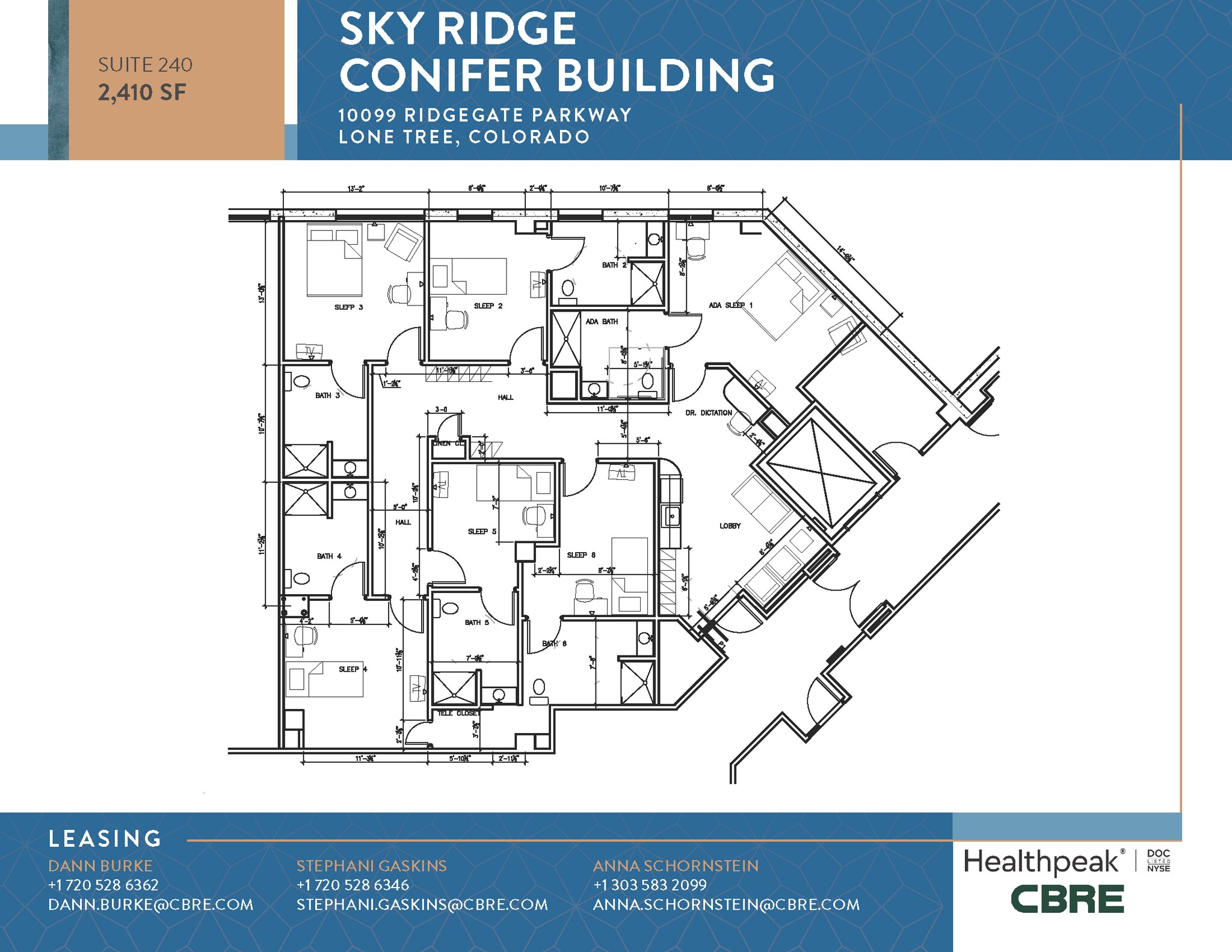 10535 Park Meadows Blvd, Lone Tree, CO à louer Plan d’étage– Image 1 sur 1