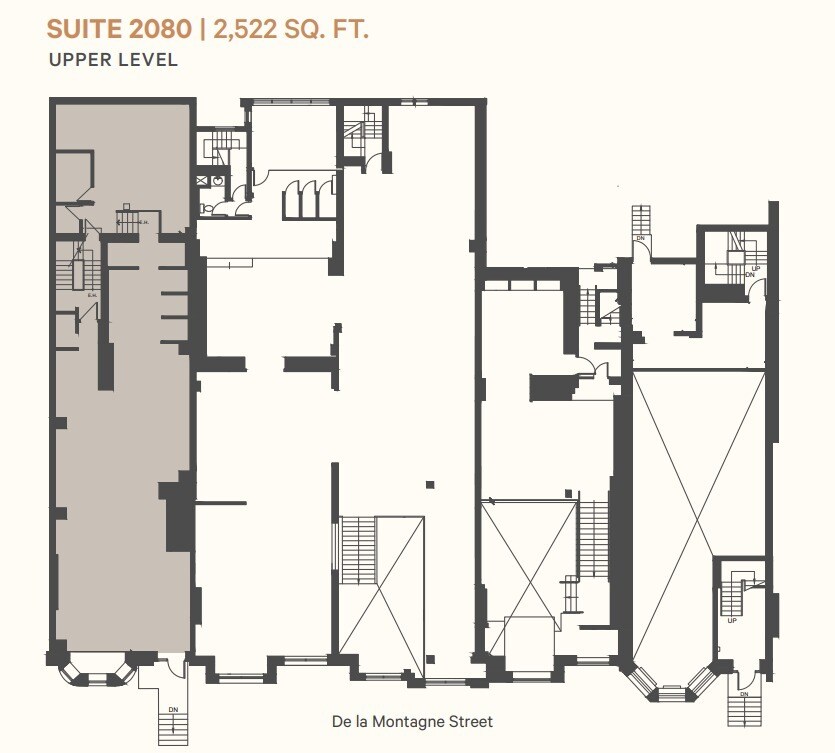 2090-2130 de la Montagne, Montréal, QC à louer Plan d’étage– Image 1 sur 1