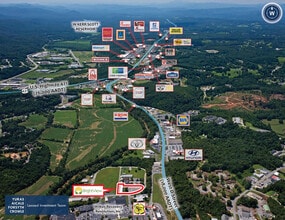 194 W Park Cir, North Wilkesboro, NC - VUE AÉRIENNE vue de carte