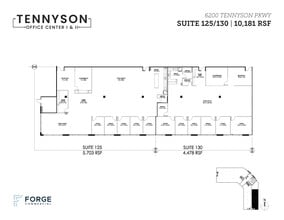 6100 Tennyson Pky, Plano, TX à louer Plan d’étage– Image 2 sur 2