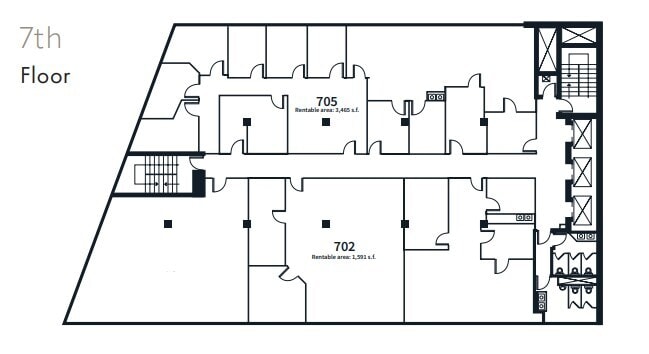 1112 W Pender St, Vancouver, BC à louer Plan d’étage– Image 1 sur 1