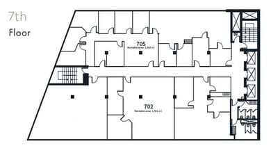 1112 W Pender St, Vancouver, BC à louer Plan d’étage– Image 1 sur 1