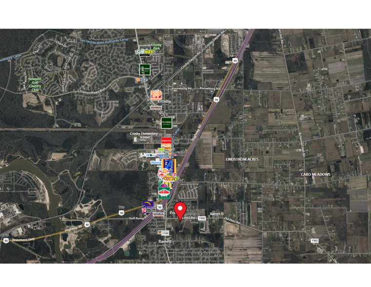 500 FM 1942 Rd, Crosby, TX à vendre - Aérien – Image 3 sur 3