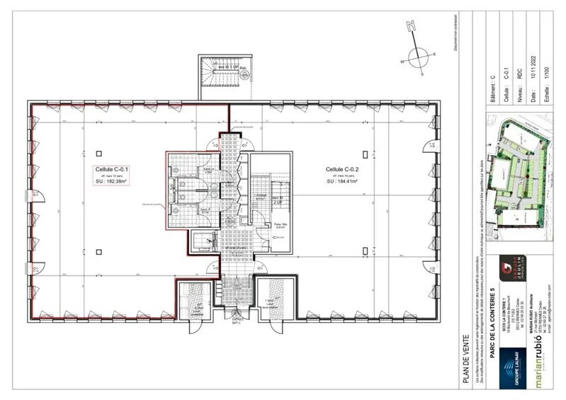 Bureau dans Rennes à vendre - Plan d’étage – Image 2 sur 2