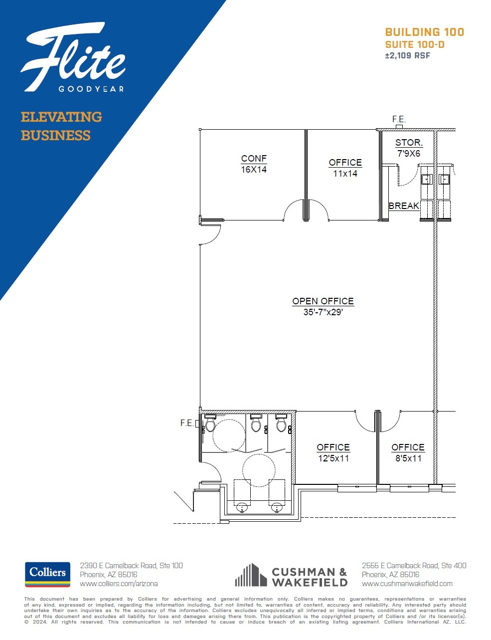 1300 S Litchfield Rd, Goodyear, AZ à louer Plan d’étage– Image 1 sur 1