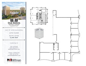 1415 W 22nd St, Oak Brook, IL à louer Plan d’étage– Image 1 sur 1