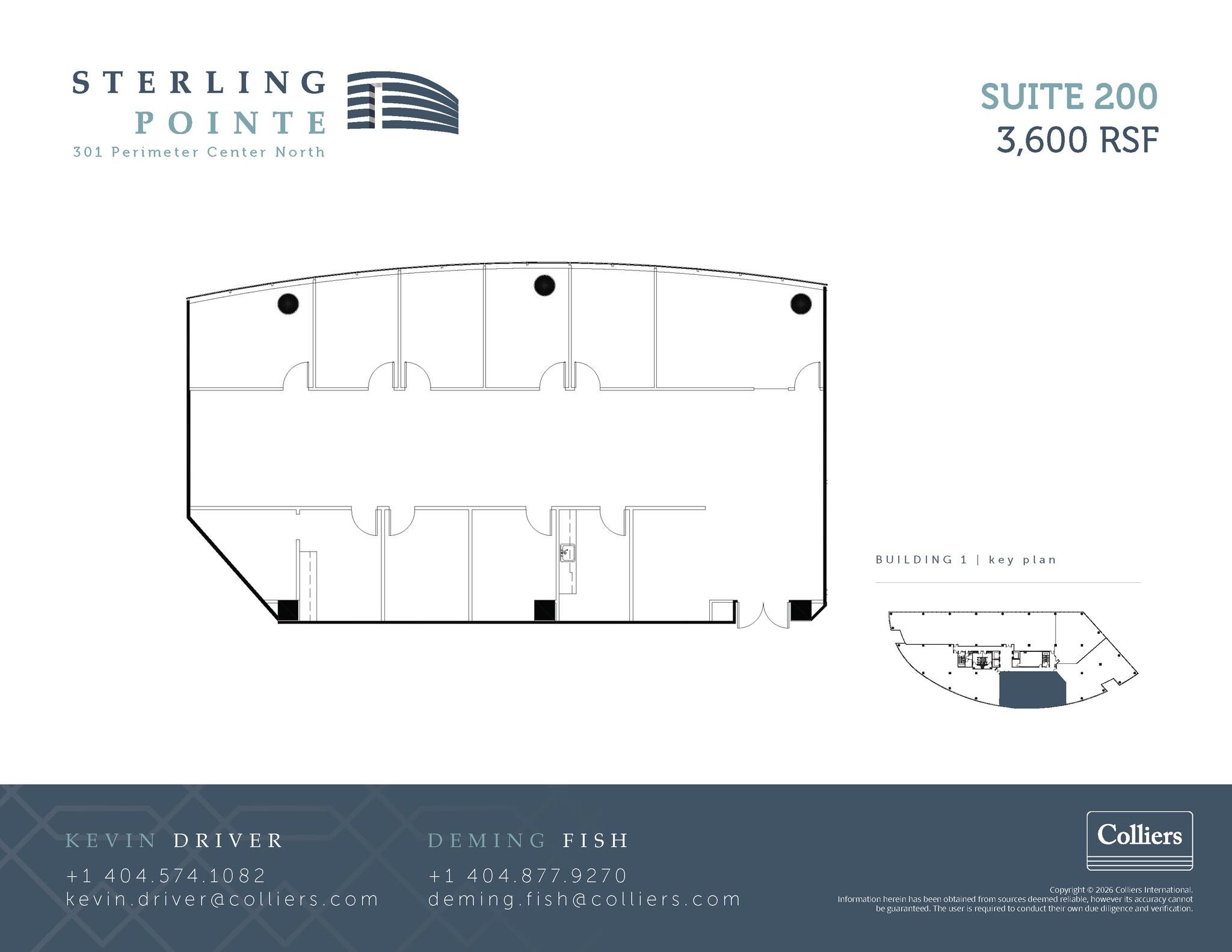 301 Perimeter Ctr N, Atlanta, GA à louer Plan d’étage– Image 1 sur 1