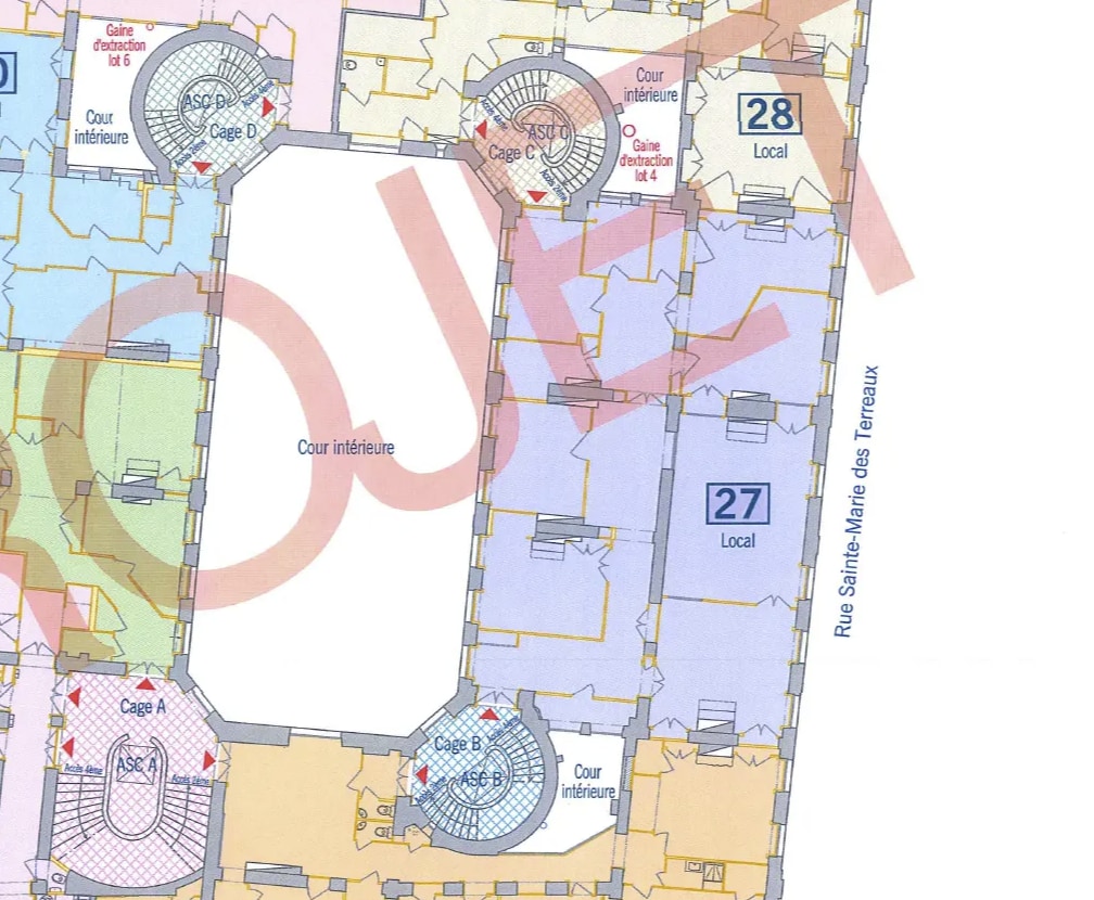 21 Rue D'Algerie, Lyon, RHO 69001 - Lot 27 -  - Plan d’étage - Image 1 of 8