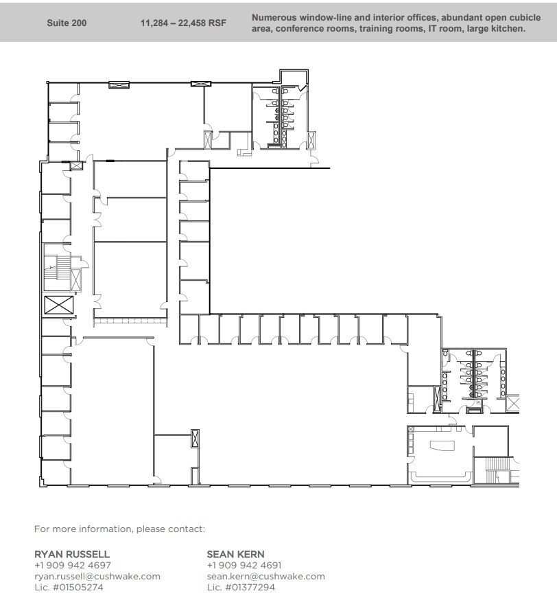 2100 E Route 66, Glendora, CA à louer Plan d’étage– Image 1 sur 1