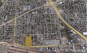 E Nye Ln, Carson City, NV - Vue aérienne vue de carte