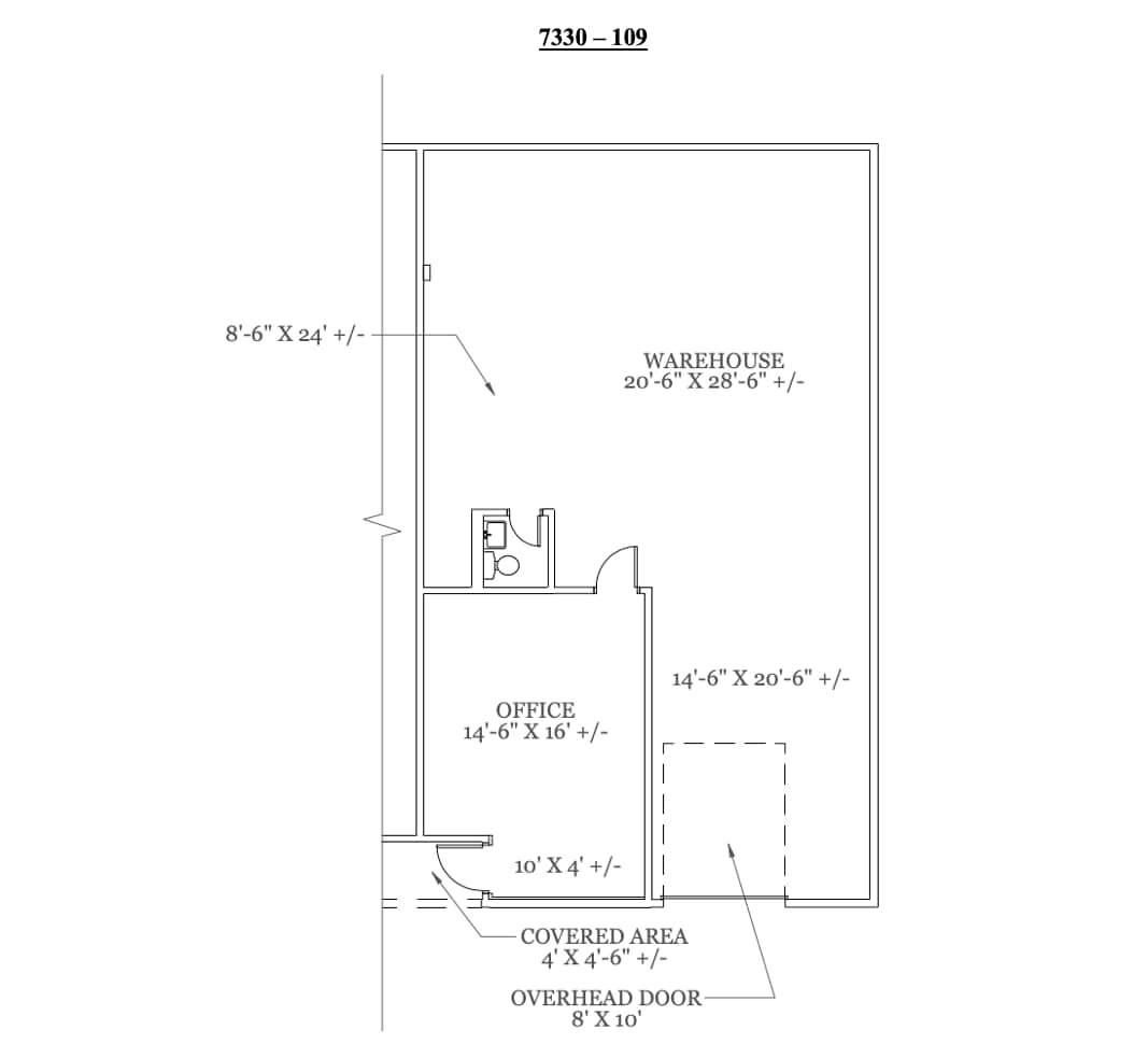 7330 Rampart St, Houston, TX à louer Plan d’étage– Image 1 sur 1