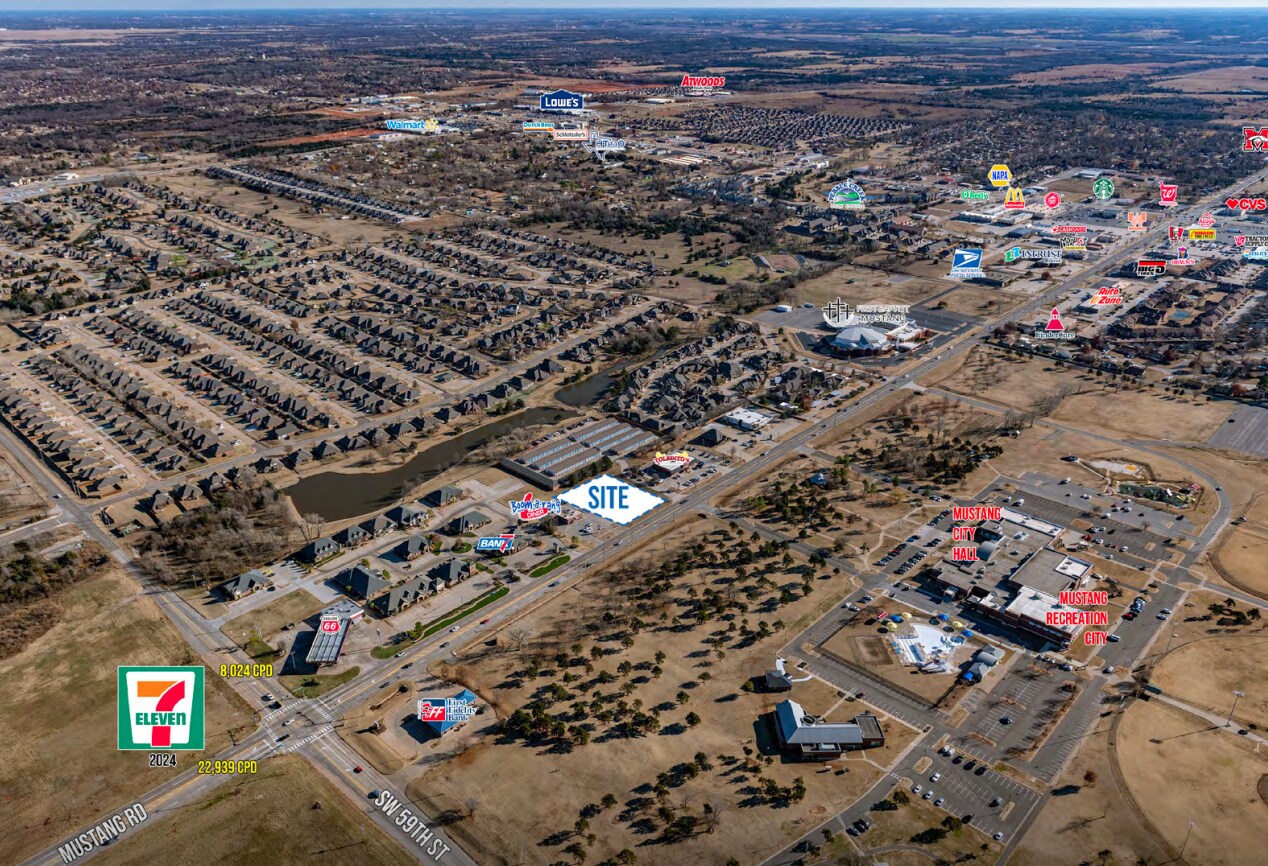 1300 N Mustang Rd, Mustang, OK à vendre Photo principale– Image 1 sur 4