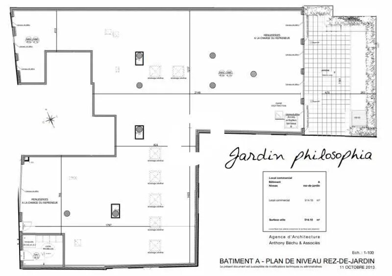Local commercial dans Aubervilliers à louer - Plan d’étage – Image 2 sur 2