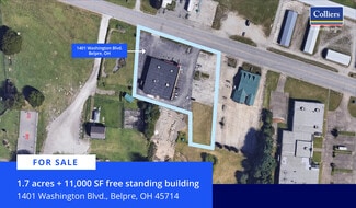 Plus de détails pour 1401 Washington Blvd, Belpre, OH - Local commercial à vendre