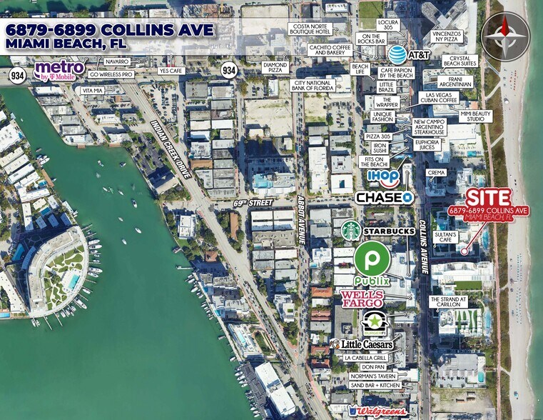 6879-6899 Collins Ave, Miami Beach, Miami Beach, FL à louer - Photo de l’immeuble – Image 2 sur 2