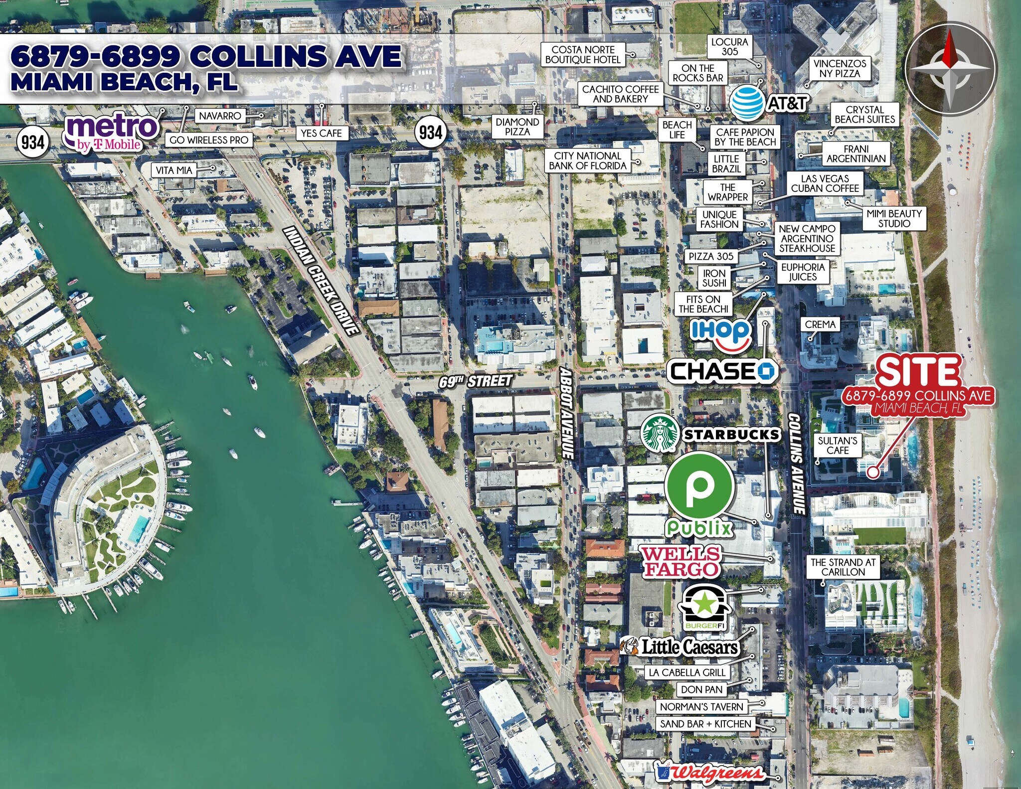 6879-6899 Collins Ave, Miami Beach, Miami Beach, FL à louer Photo de l’immeuble– Image 1 sur 2
