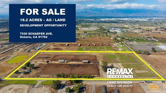 Plus de détails pour 7520 Schaefer Ave, Ontario, CA - Terrain à vendre