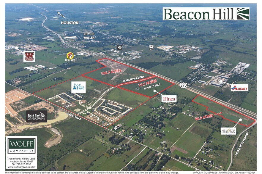 US 290, Waller, TX à vendre - Aérien – Image 3 sur 14