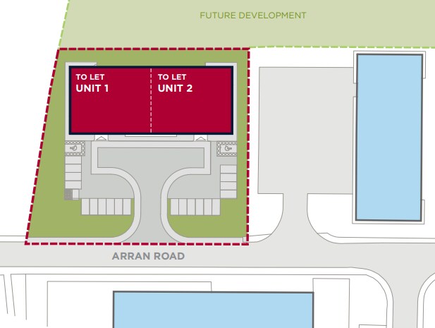 Arran Rd, Perth à louer - Plan de site – Image 2 sur 2