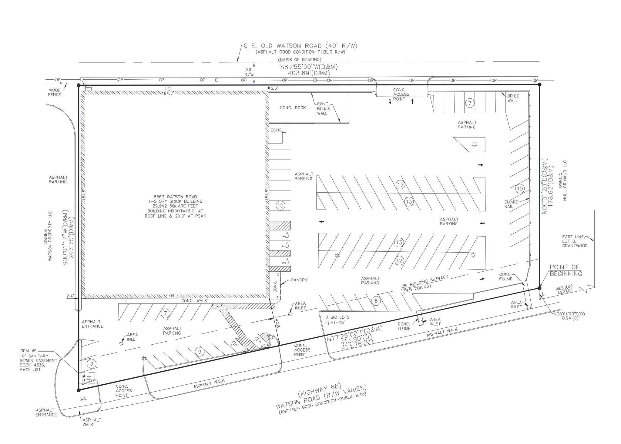 8563 Watson Rd, Saint Louis, MO à louer Plan de site– Image 1 sur 1