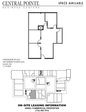 505 N Tustin Ave, Santa Ana, CA à louer Plan d’étage– Image 1 sur 1