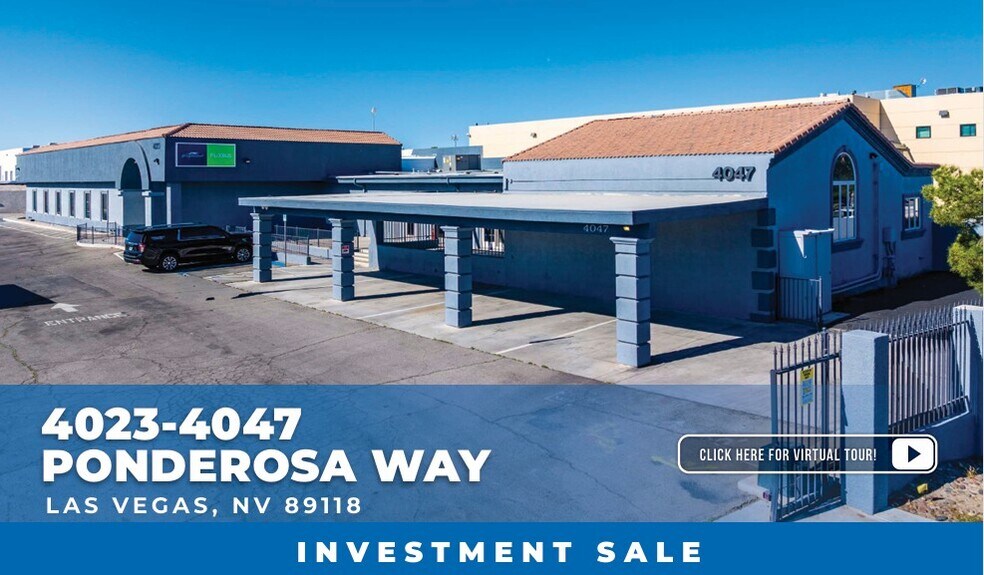 4023-4047 Ponderosa Way, Las Vegas, NV à vendre - Photo de l’immeuble – Image 3 sur 7
